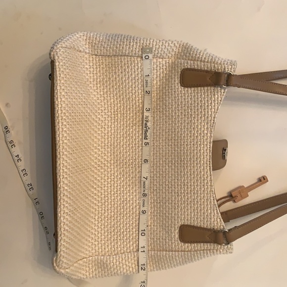 NWOT White Basket weave Fossil purse - Picture 9 of 10